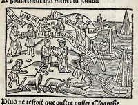 Picture 29 of 51 from Les oeuures de Virgile : translatees de latin en francoys, et nouuellement imprimees, veues et corrigees oultre les precedentes impressions : avec les histoires mises [et] posees chascune en son lieu, ainsi que lon pourra veoir dedans le liure, lesquelles sont moult recreatiues (1540), leaf 242