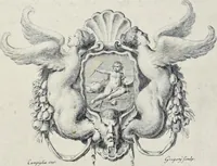 An illustration from Serie di ritratti degli eccellenti pittori : dipinti di propria mano che esistono nell'Imperial galleria di Firenze (1752)