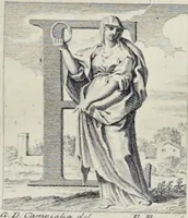 An illustration from Serie di ritratti degli eccellenti pittori : dipinti di propria mano che esistono nell'Imperial galleria di Firenze (1752)