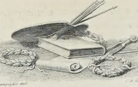 An illustration from Serie di ritratti degli eccellenti pittori : dipinti di propria mano che esistono nell'Imperial galleria di Firenze (1752)