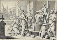An illustration from Serie di ritratti degli eccellenti pittori : dipinti di propria mano che esistono nell'Imperial galleria di Firenze (1752)