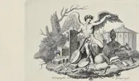 An illustration from Serie di ritratti degli eccellenti pittori : dipinti di propria mano che esistono nell'Imperial galleria di Firenze (1752)