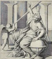 An illustration from Serie di ritratti degli eccellenti pittori : dipinti di propria mano che esistono nell'Imperial galleria di Firenze (1752)