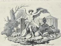 Picture 77 of 104 from Serie di ritratti degli eccellenti pittori : dipinti di propria mano che esistono nell'Imperial galleria di Firenze (1752), leaf 281