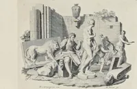 An illustration from Serie di ritratti degli eccellenti pittori : dipinti di propria mano che esistono nell'Imperial galleria di Firenze (1752)