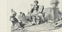 An illustration from Serie di ritratti degli eccellenti pittori : dipinti di propria mano che esistono nell'Imperial galleria di Firenze (1752)