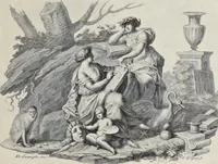 An illustration from Serie di ritratti degli eccellenti pittori : dipinti di propria mano che esistono nell'Imperial galleria di Firenze (1752)