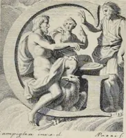 An illustration from Serie di ritratti degli eccellenti pittori : dipinti di propria mano che esistono nell'Imperial galleria di Firenze (1752)