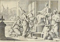 An illustration from Serie di ritratti degli eccellenti pittori : dipinti di propria mano che esistono nell'Imperial galleria di Firenze (1752)