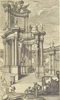 An illustration from Perspectiva pictorum et architectorum (1693)