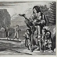 Picture 9 of 43 from Gedenkwaerdige gesantschappen der Oost-Indische maatschappy in't Vereenigde Nederland, aan de kaisaren van Japan : vervatende wonderlyke voorvallen op de togt der Nederlandtsche gesanten : beschryving van de dorpen, sterkten, steden, landtschappen, tempels, gods-diensten, dragten, gebouwen, dieren, gewasschen, bergen, fonteinen, vereeuwde en nieuwe oorlogs-daaden der Japanders : verçiert met een groot getal afbeeldsels in Japan geteikent : getrokken uit de geschriften en reis-aanteikeningen der zelve gesanten (1669), leaf 118