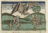 An illustration from Esopi appologi siue mythologi cum quibusdam carminum et fabularum additionibus (1501)