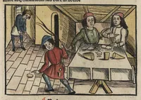 An illustration from Esopi appologi siue mythologi cum quibusdam carminum et fabularum additionibus (1501)