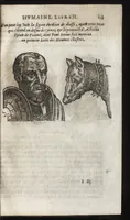 An illustration from La physionomie humaine de Iean Baptiste Porta neapolitain, divisée en quatre liures : enrichie de quantité de figures tirées au naturel, ou par les signes exterieurs du corps, on voit si clairement la complexion, les mœurs, & les desseins des hommes, qu'on semble penetrer iusques au plus profond de leurs ames ... (1655)