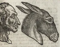 Picture 16 of 42 from La physionomie humaine de Iean Baptiste Porta neapolitain, divisée en quatre liures : enrichie de quantité de figures tirées au naturel, ou par les signes exterieurs du corps, on voit si clairement la complexion, les mœurs, & les desseins des hommes, qu'on semble penetrer iusques au plus profond de leurs ames ... (1655), leaf 166