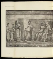An illustration from Le Nozze Aldobrandine : i paesaggi con scene dell'Odissea e le altre pitture murali antiche conservate nella Biblioteca Vaticana e nei musei pontifici (1907)