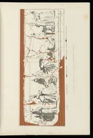 An illustration from Le Nozze Aldobrandine : i paesaggi con scene dell'Odissea e le altre pitture murali antiche conservate nella Biblioteca Vaticana e nei musei pontifici (1907)