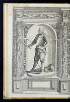 Picture 16 of 49 from Der aller durchleuchtigisten und grossmächtigen Kayser ... Königen und Ertzherzogen ... Fürsten wie auch Grafen, Herren vom Adel ... warhafftige Bildtnussen und kurtze Beschreibungen ihrer so wol in Fridts: als Kriegszzeiten verrichten fürnembsten Thaten und Handlungen : deren Waffen und Rüstungen ... fasst auss allen Landen der Welt ... unnd in der weytberühmbten Künstkammer ... in dem fürstlichen Schloss Ombrass, nit weyt von Inssprugg gelegen ... zu ewiger Gedächtnuss auffbehalten werden ... (1603), leaf 101