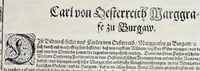 Picture 28 of 49 from Der aller durchleuchtigisten und grossmächtigen Kayser ... Königen und Ertzherzogen ... Fürsten wie auch Grafen, Herren vom Adel ... warhafftige Bildtnussen und kurtze Beschreibungen ihrer so wol in Fridts: als Kriegszzeiten verrichten fürnembsten Thaten und Handlungen : deren Waffen und Rüstungen ... fasst auss allen Landen der Welt ... unnd in der weytberühmbten Künstkammer ... in dem fürstlichen Schloss Ombrass, nit weyt von Inssprugg gelegen ... zu ewiger Gedächtnuss auffbehalten werden ... (1603), leaf 152