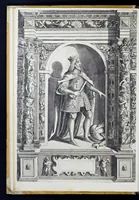 Picture 3 of 49 from Der aller durchleuchtigisten und grossmächtigen Kayser ... Königen und Ertzherzogen ... Fürsten wie auch Grafen, Herren vom Adel ... warhafftige Bildtnussen und kurtze Beschreibungen ihrer so wol in Fridts: als Kriegszzeiten verrichten fürnembsten Thaten und Handlungen : deren Waffen und Rüstungen ... fasst auss allen Landen der Welt ... unnd in der weytberühmbten Künstkammer ... in dem fürstlichen Schloss Ombrass, nit weyt von Inssprugg gelegen ... zu ewiger Gedächtnuss auffbehalten werden ... (1603), leaf 31