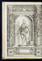 Picture 14 of 49 from Der aller durchleuchtigisten und grossmächtigen Kayser ... Königen und Ertzherzogen ... Fürsten wie auch Grafen, Herren vom Adel ... warhafftige Bildtnussen und kurtze Beschreibungen ihrer so wol in Fridts: als Kriegszzeiten verrichten fürnembsten Thaten und Handlungen : deren Waffen und Rüstungen ... fasst auss allen Landen der Welt ... unnd in der weytberühmbten Künstkammer ... in dem fürstlichen Schloss Ombrass, nit weyt von Inssprugg gelegen ... zu ewiger Gedächtnuss auffbehalten werden ... (1603), leaf 89