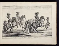 Picture 5 of 39 from Das grosse Carrosel und prächtige Ring-Rännen : nebst dem was sonsten fürtrefliches zu sehen war, alss ... Carl der eÿlffte, die Regierung seines vaterlichen Erb-Königreichs anno M.DC.LXXII. den XVIII.den Decembris ln seiner königlichen Residentz zu Stockholm antratt (1685), leaf 36