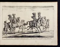 Picture 6 of 39 from Das grosse Carrosel und prächtige Ring-Rännen : nebst dem was sonsten fürtrefliches zu sehen war, alss ... Carl der eÿlffte, die Regierung seines vaterlichen Erb-Königreichs anno M.DC.LXXII. den XVIII.den Decembris ln seiner königlichen Residentz zu Stockholm antratt (1685), leaf 38