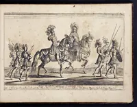 Picture 14 of 39 from Das grosse Carrosel und prächtige Ring-Rännen : nebst dem was sonsten fürtrefliches zu sehen war, alss ... Carl der eÿlffte, die Regierung seines vaterlichen Erb-Königreichs anno M.DC.LXXII. den XVIII.den Decembris ln seiner königlichen Residentz zu Stockholm antratt (1685), leaf 68