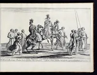 Picture 19 of 39 from Das grosse Carrosel und prächtige Ring-Rännen : nebst dem was sonsten fürtrefliches zu sehen war, alss ... Carl der eÿlffte, die Regierung seines vaterlichen Erb-Königreichs anno M.DC.LXXII. den XVIII.den Decembris ln seiner königlichen Residentz zu Stockholm antratt (1685), leaf 92
