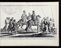 Picture 20 of 39 from Das grosse Carrosel und prächtige Ring-Rännen : nebst dem was sonsten fürtrefliches zu sehen war, alss ... Carl der eÿlffte, die Regierung seines vaterlichen Erb-Königreichs anno M.DC.LXXII. den XVIII.den Decembris ln seiner königlichen Residentz zu Stockholm antratt (1685), leaf 94