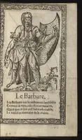 Picture 44 of 58 from Recueil de la diuersité des habits, : qui sont de present en vsage, tant es pays d'Europe. Asie, Affrique & Isles sauuages, le tout fait apres le naturel (1567), leaf 100