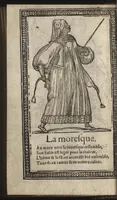 Picture 45 of 58 from Recueil de la diuersité des habits, : qui sont de present en vsage, tant es pays d'Europe. Asie, Affrique & Isles sauuages, le tout fait apres le naturel (1567), leaf 101