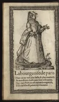 An illustration from Recueil de la diuersité des habits, : qui sont de present en vsage, tant es pays d'Europe. Asie, Affrique & Isles sauuages, le tout fait apres le naturel (1567)