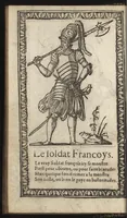 An illustration from Recueil de la diuersité des habits, : qui sont de present en vsage, tant es pays d'Europe. Asie, Affrique & Isles sauuages, le tout fait apres le naturel (1567)