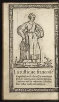 Picture 8 of 58 from Recueil de la diuersité des habits, : qui sont de present en vsage, tant es pays d'Europe. Asie, Affrique & Isles sauuages, le tout fait apres le naturel (1567), leaf 27