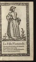 Picture 10 of 58 from Recueil de la diuersité des habits, : qui sont de present en vsage, tant es pays d'Europe. Asie, Affrique & Isles sauuages, le tout fait apres le naturel (1567), leaf 34