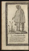 Picture 12 of 58 from Recueil de la diuersité des habits, : qui sont de present en vsage, tant es pays d'Europe. Asie, Affrique & Isles sauuages, le tout fait apres le naturel (1567), leaf 37