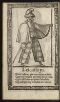 Picture 16 of 58 from Recueil de la diuersité des habits, : qui sont de present en vsage, tant es pays d'Europe. Asie, Affrique & Isles sauuages, le tout fait apres le naturel (1567), leaf 45