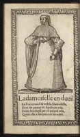 Picture 22 of 58 from Recueil de la diuersité des habits, : qui sont de present en vsage, tant es pays d'Europe. Asie, Affrique & Isles sauuages, le tout fait apres le naturel (1567), leaf 57