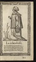 Picture 24 of 58 from Recueil de la diuersité des habits, : qui sont de present en vsage, tant es pays d'Europe. Asie, Affrique & Isles sauuages, le tout fait apres le naturel (1567), leaf 60