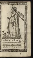 Picture 32 of 58 from Recueil de la diuersité des habits, : qui sont de present en vsage, tant es pays d'Europe. Asie, Affrique & Isles sauuages, le tout fait apres le naturel (1567), leaf 76