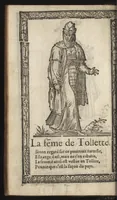 Picture 40 of 58 from Recueil de la diuersité des habits, : qui sont de present en vsage, tant es pays d'Europe. Asie, Affrique & Isles sauuages, le tout fait apres le naturel (1567), leaf 91