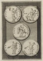 Picture 20 of 31 from Constantii Landi, Complani comitis, Selectiorvm nvmismatvm praecipve Romanorvm expositiones : elegantibus nummorum ectypis, & indicibus necessariis instructae (1695), leaf 151