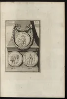 Picture 7 of 31 from Constantii Landi, Complani comitis, Selectiorvm nvmismatvm praecipve Romanorvm expositiones : elegantibus nummorum ectypis, & indicibus necessariis instructae (1695), leaf 38