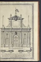 An illustration from Della trasportatione dell'obelisco vaticano et delle fabriche di nostro signore papa Sisto V, fatte dal cavallier Domenico Fontana, architetto di Sva Santita, libro primo (1590)