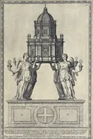 An illustration from Della trasportatione dell'obelisco vaticano et delle fabriche di nostro signore papa Sisto V, fatte dal cavallier Domenico Fontana, architetto di Sva Santita, libro primo (1590)