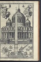 An illustration from Della trasportatione dell'obelisco vaticano et delle fabriche di nostro signore papa Sisto V, fatte dal cavallier Domenico Fontana, architetto di Sva Santita, libro primo (1590)