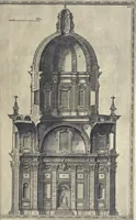 An illustration from Della trasportatione dell'obelisco vaticano et delle fabriche di nostro signore papa Sisto V, fatte dal cavallier Domenico Fontana, architetto di Sva Santita, libro primo (1590)