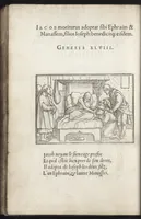 Picture 8 of 49 from Icones historiarvm Veteris Testamenti : ad viuum expressae, extremàque diligentia emendatiores factae : Gallicis in expositione homoeoteleutis, ac versuum ordinibus (qui priùs turbati, ac impares) suo numero restitutis (1547), leaf 21