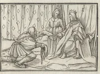 Picture 23 of 49 from Icones historiarvm Veteris Testamenti : ad viuum expressae, extremàque diligentia emendatiores factae : Gallicis in expositione homoeoteleutis, ac versuum ordinibus (qui priùs turbati, ac impares) suo numero restitutis (1547), leaf 56
